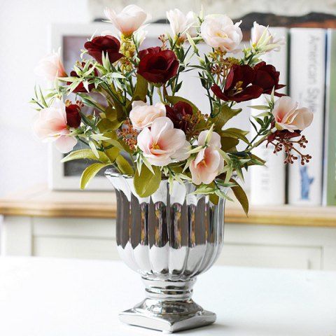 Red Real Touch Camellia Artificial Flower Living Room Decoration Online Real Touch Camellia Artificial Flower Living Room Decoration