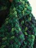 Houndstooth Fringed Woolen Coat -  