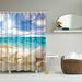 Bath Decor  Beach Shell Printed Waterproof Polyester Shower Curtain -  