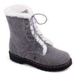 lace up flat heel boots