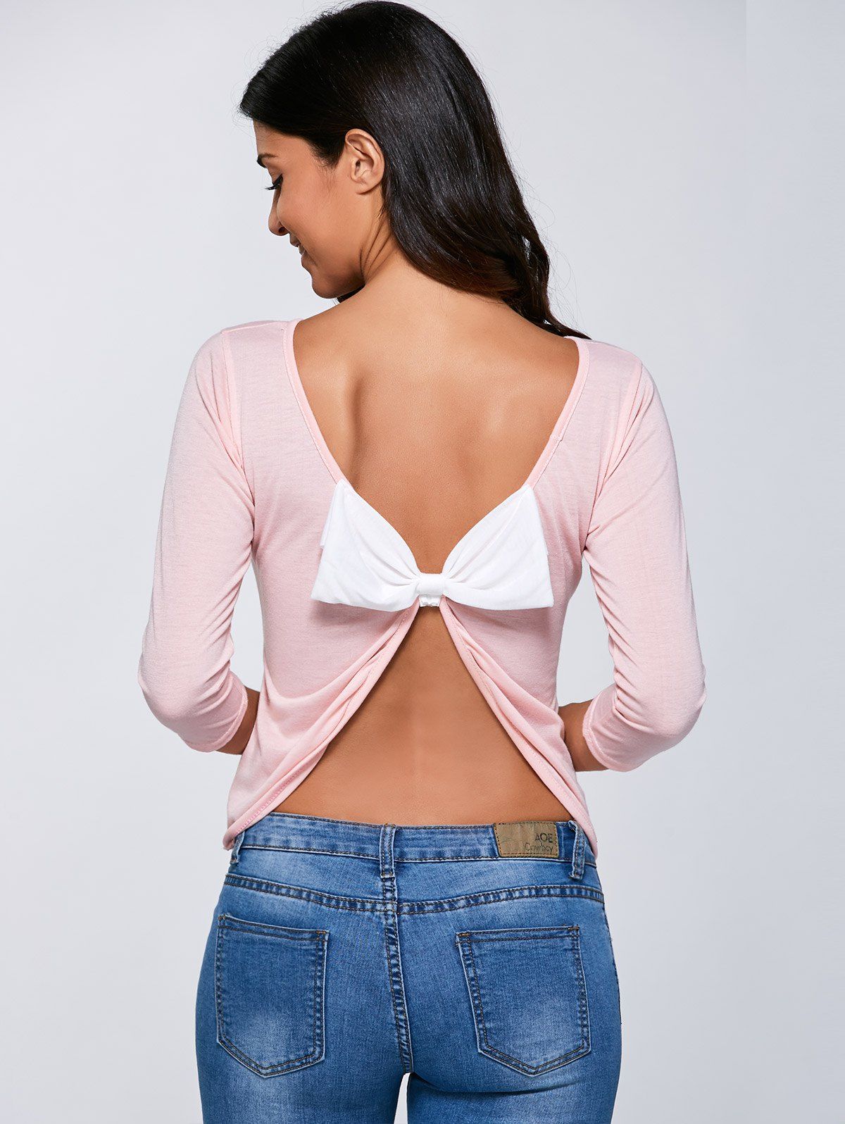 camiseta espalda abierta