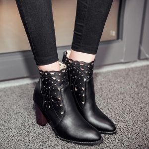 cut out ankle boots new look