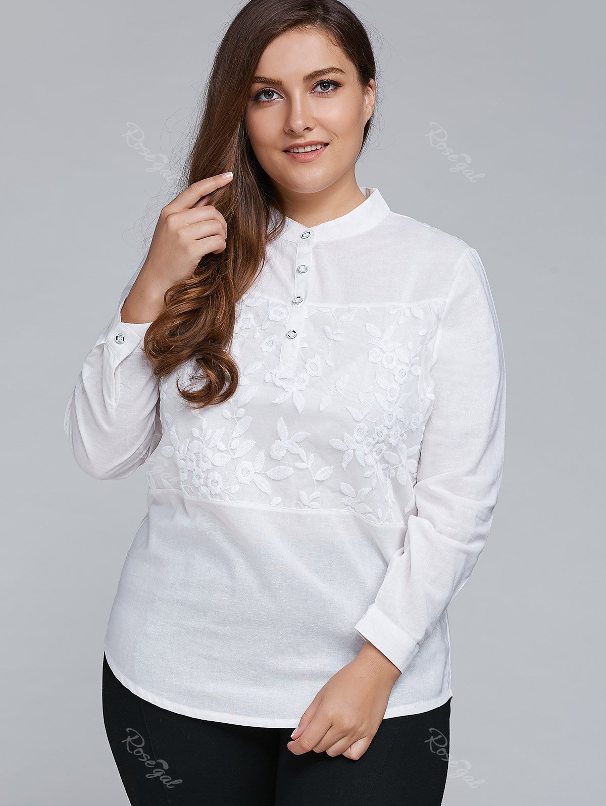 round neck formal shirts