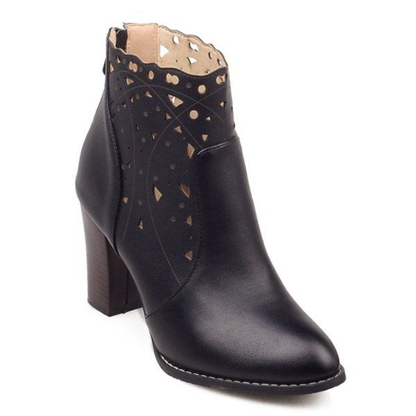 cut out ankle boots new look
