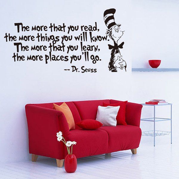 

The More English Proverb Removable Vinyl Wall Decal Stickers, Black