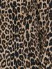 Lapel Leopard Blazer -  