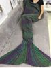 Good Quality Handmade Crochet Sofa Sleeping Bag Mermaid Blanket -  