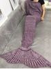 Thicken Crochet Sofa Bed Sleeping Bag Wrap Mermaid Blanket -  