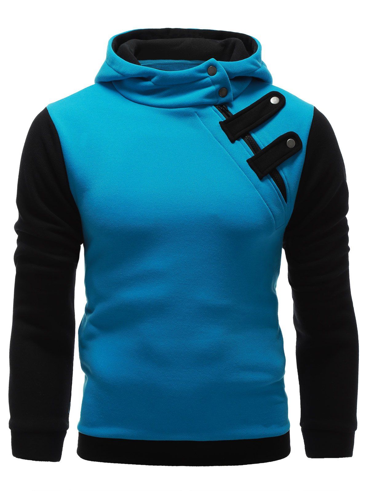 cheap color block hoodie