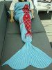 Super Soft Sleeping Bag Bed Sofa Wrap Mermaid Blanket -  