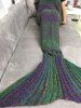 Good Quality Handmade Crochet Sofa Sleeping Bag Mermaid Blanket -  