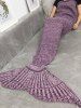 Thicken Crochet Sofa Bed Sleeping Bag Wrap Mermaid Blanket -  
