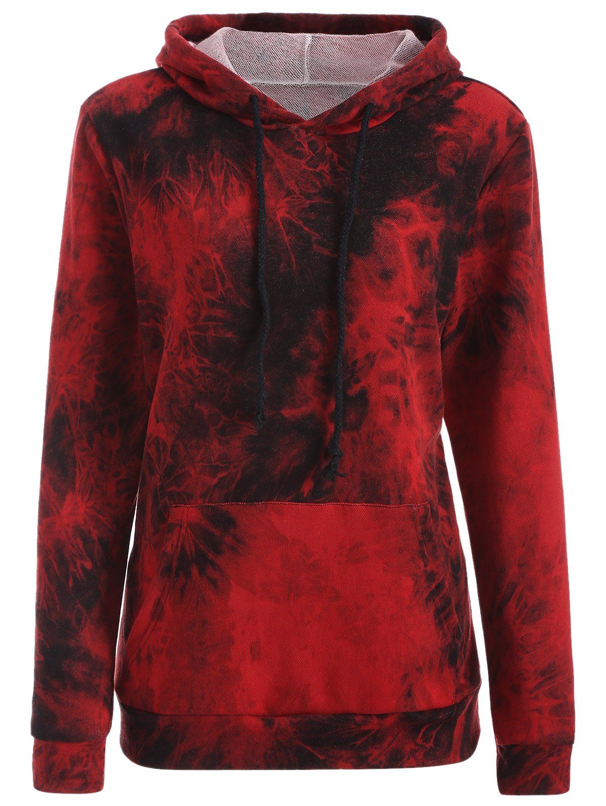 

Fit Tie Dye Hoodie, Deep red