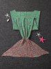 Polka Dot Design Bed Sleeping Bag Knitted Wrap Sofa Mermaid Blanket -  
