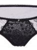 Lace Embroidered Push-Up Underwear Bra Set -  