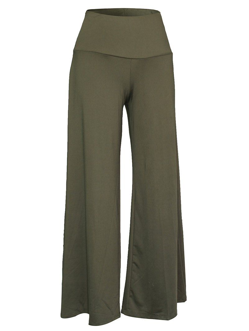 [32% OFF] Elastic Waistband Palazzo Scrub Pants | Rosegal