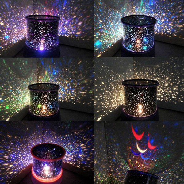 

Starry Star Master Gift Led Unique Design Projector Multi Colors Night Light, Blue