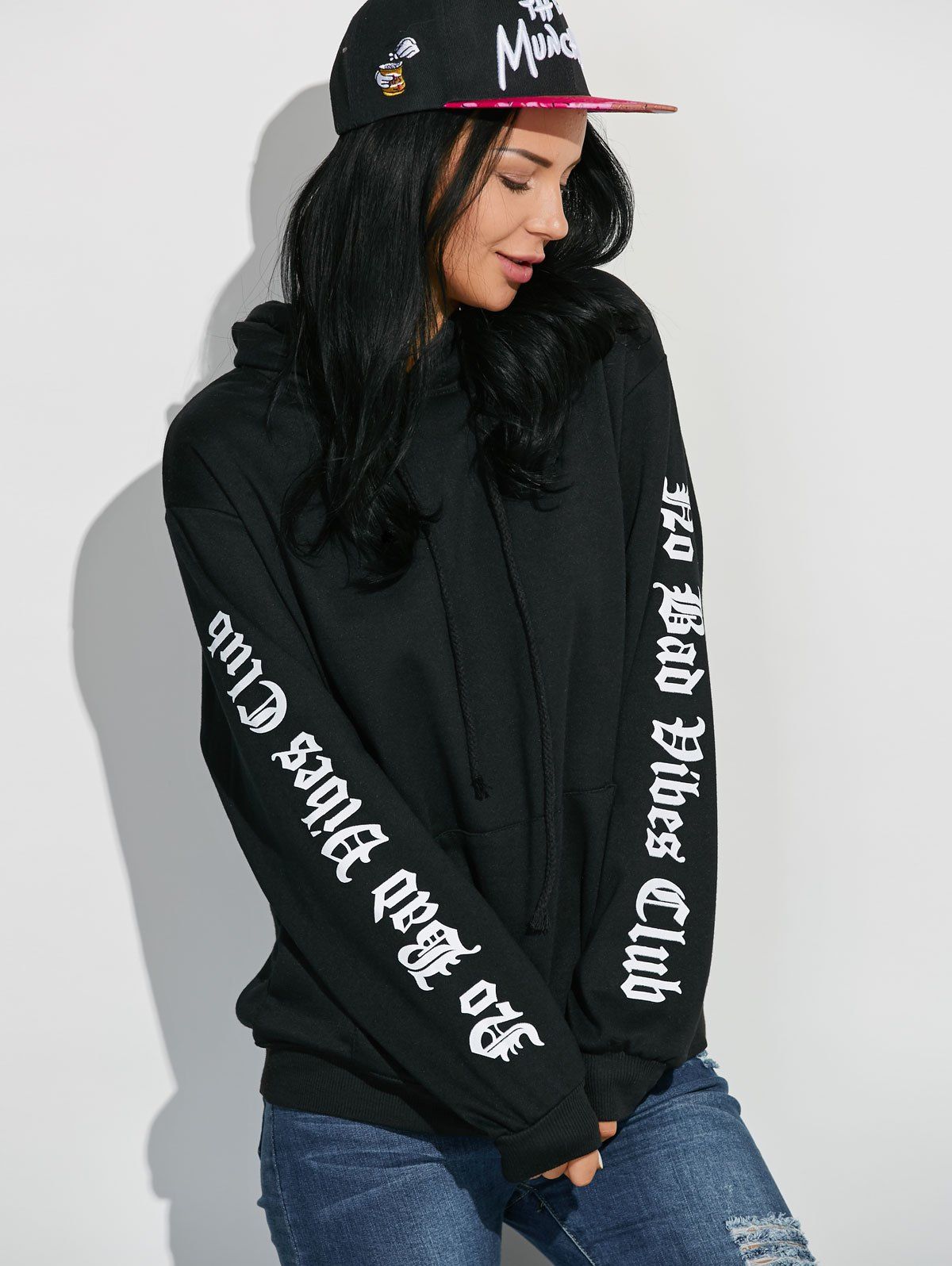 graphic oversized hoodie