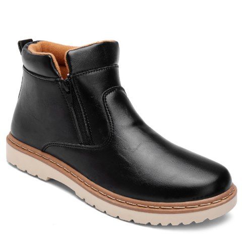 botas cortas de cuero