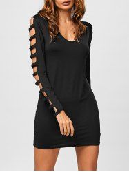 bodycon rosegal hollow neck