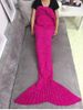 Super Soft Sleeping Bag Mermaid Knitted Blanket -  