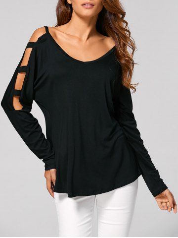 no sew cold shoulder t shirt