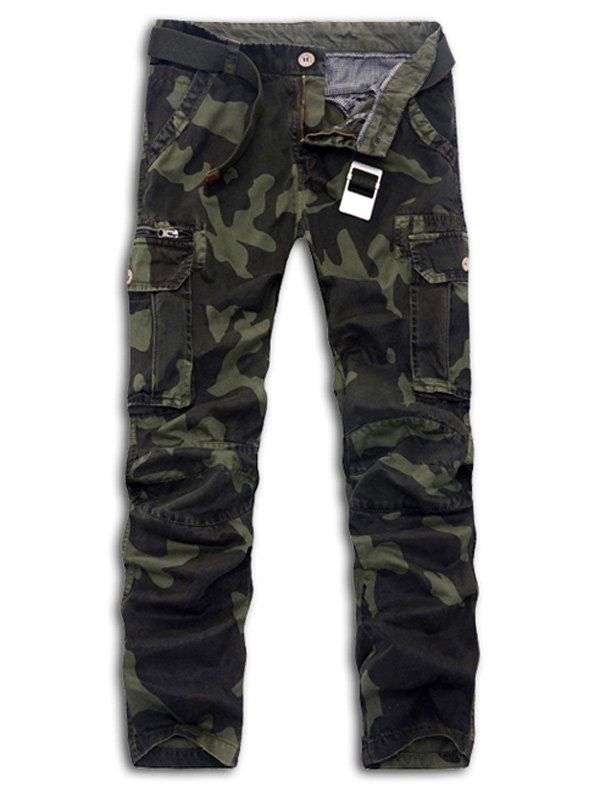 plus size camouflage cargo pants