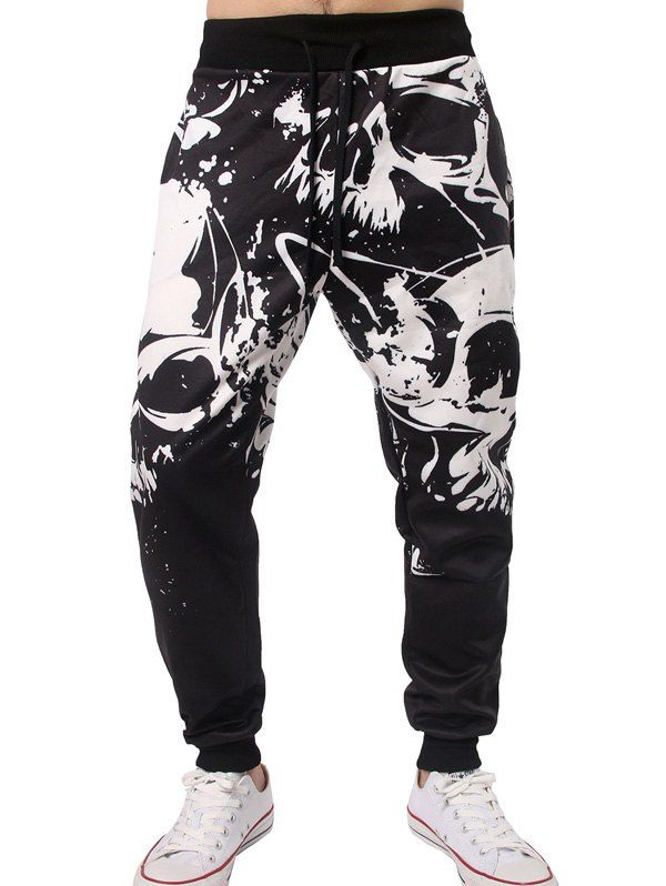 skull track pants