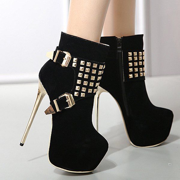 stilettos with buckle