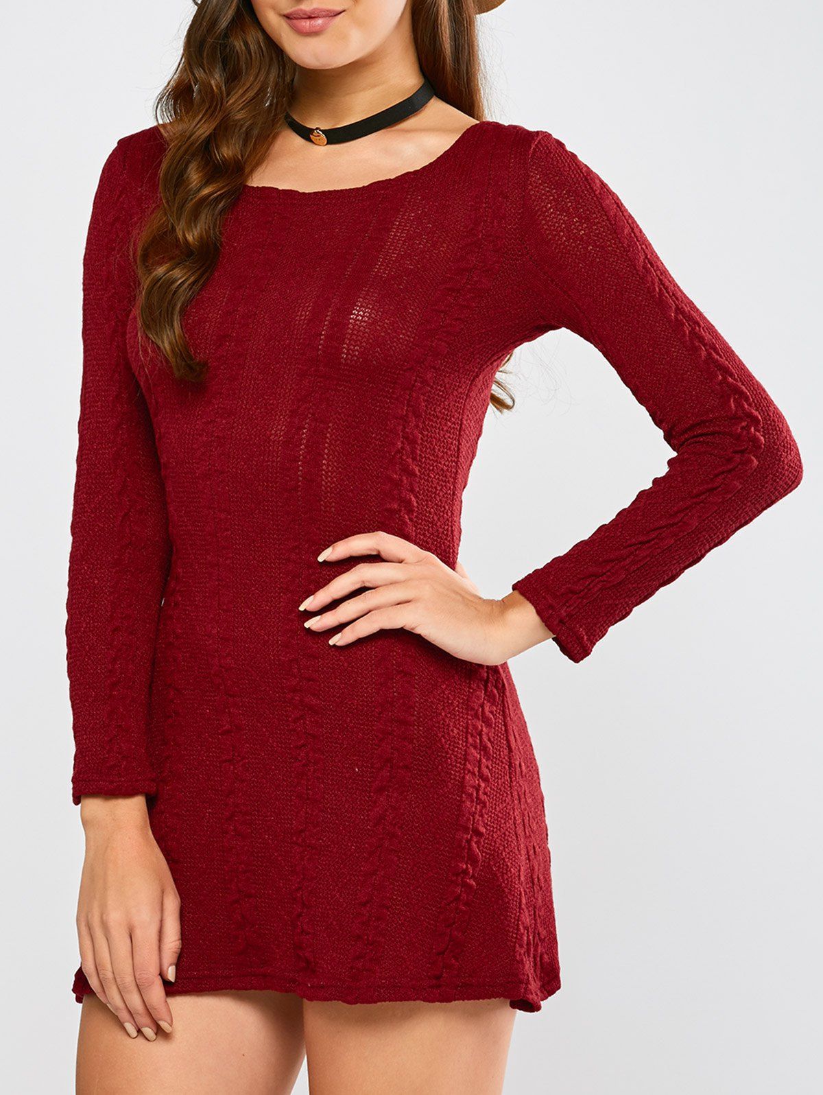 crowd control halter knit mini dress