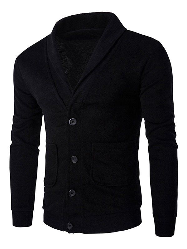 long sleeve one button wrap cardigans shirt