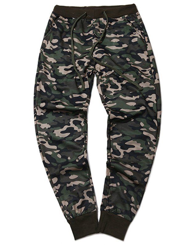 plus size camouflage sweatpants