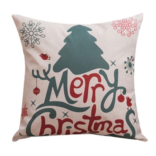 

Merry Christma Household Sofa Bed Pillow Case, Colormix