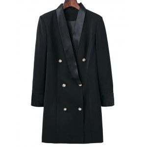 Shawl Neck Peacoat