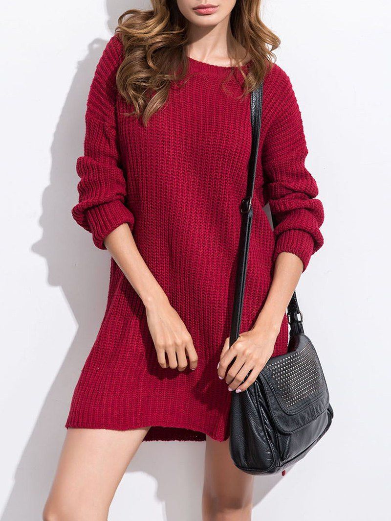 high low jumper dress