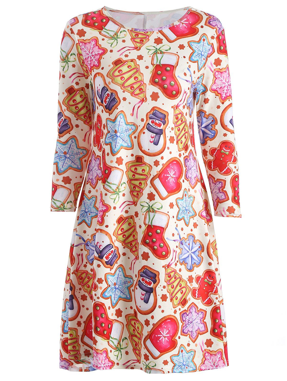 

Christmas Cookie Swing Dress, Colormix