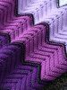 Warmth Wave Pattern Knitting Mermaid Tail Blanket -  