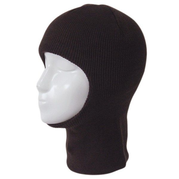 

Outdoor Knit Face Mask Neck Warmer Ski Cap, Coffee