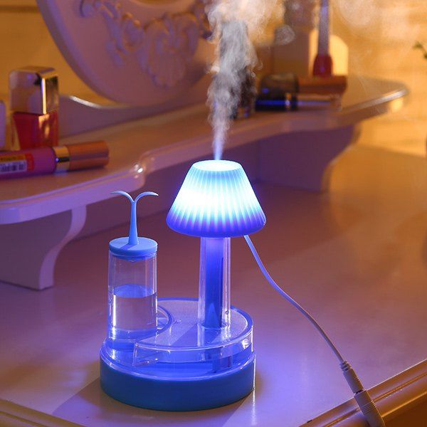 2018 Home Decor Spray Fogger Humidifier Led Night Light In Blue