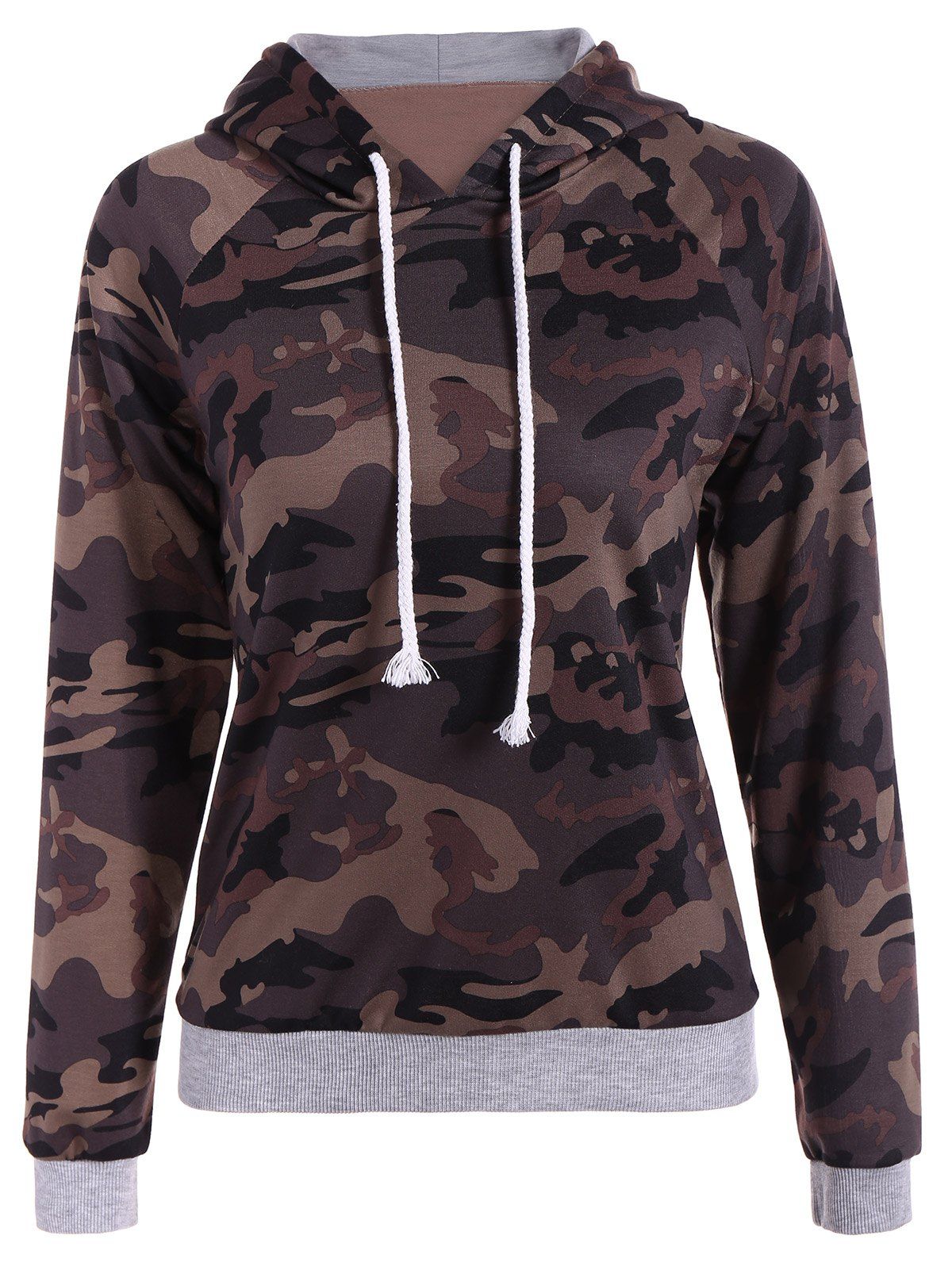 Camouflage Color 2xl Pullover Camo Print Hoodie 7666