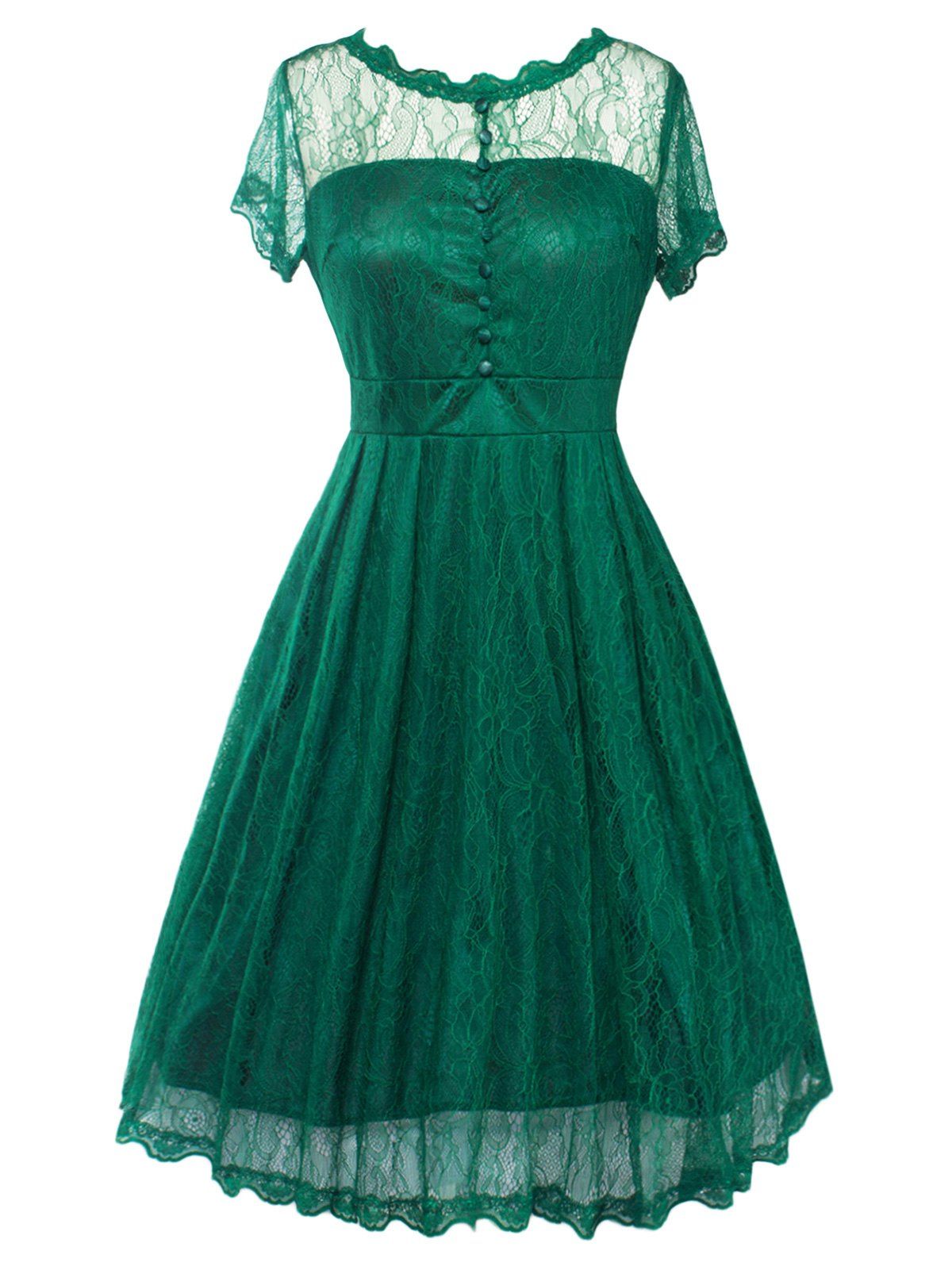 [35 OFF] Funky Short Wedding A Line Dress With Sleeves Rosegal