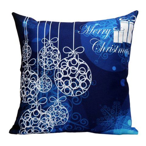 [58% OFF] Merry Christmas Printed Pillow Case | Rosegal