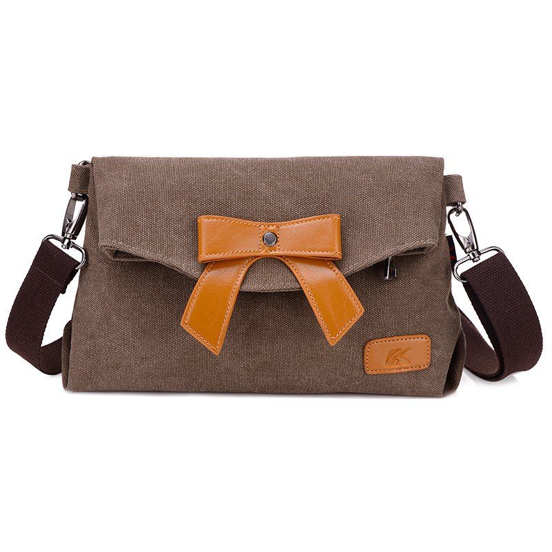 Replié Arc Noeud De Toile Sac Bandoulière À byYgvI6mf7