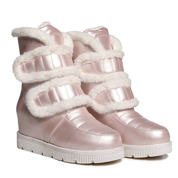 wide width fuzzy boots