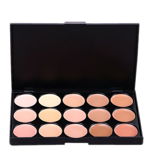 

15 Colours Foundation Concealer Makeup Palette, #02