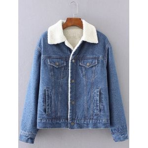 BF Fleece Jean Jacket with Sleeves