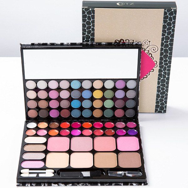 [54 OFF] 72 Colours Eyeshadow Lipstick Blush Makeup Palette Kit Rosegal