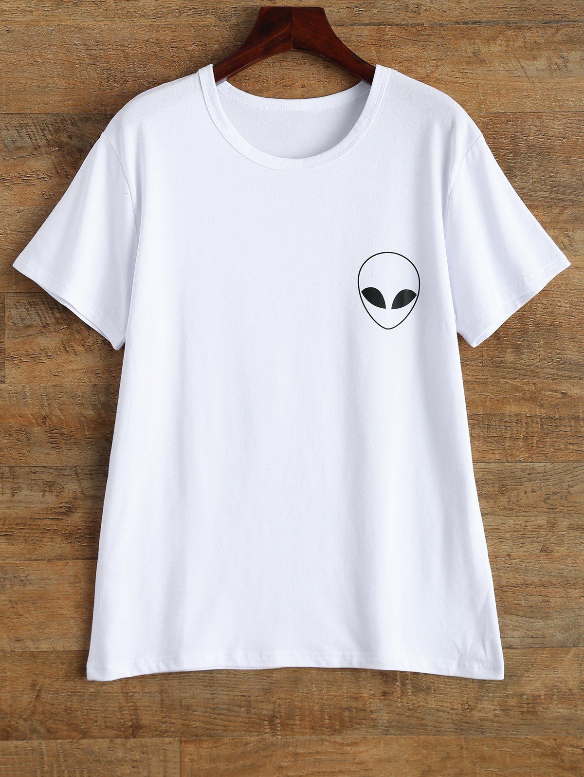 Outfits Alien Graphic Print Short Sleeve T Shirt  