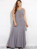 Plus Size Sleeveless Maxi Formal Dress -  