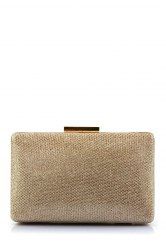 Metal Trimmed Rectangle Evening Bag